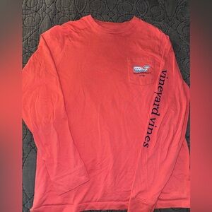 vineyard vines chicago flag long sleeve tee